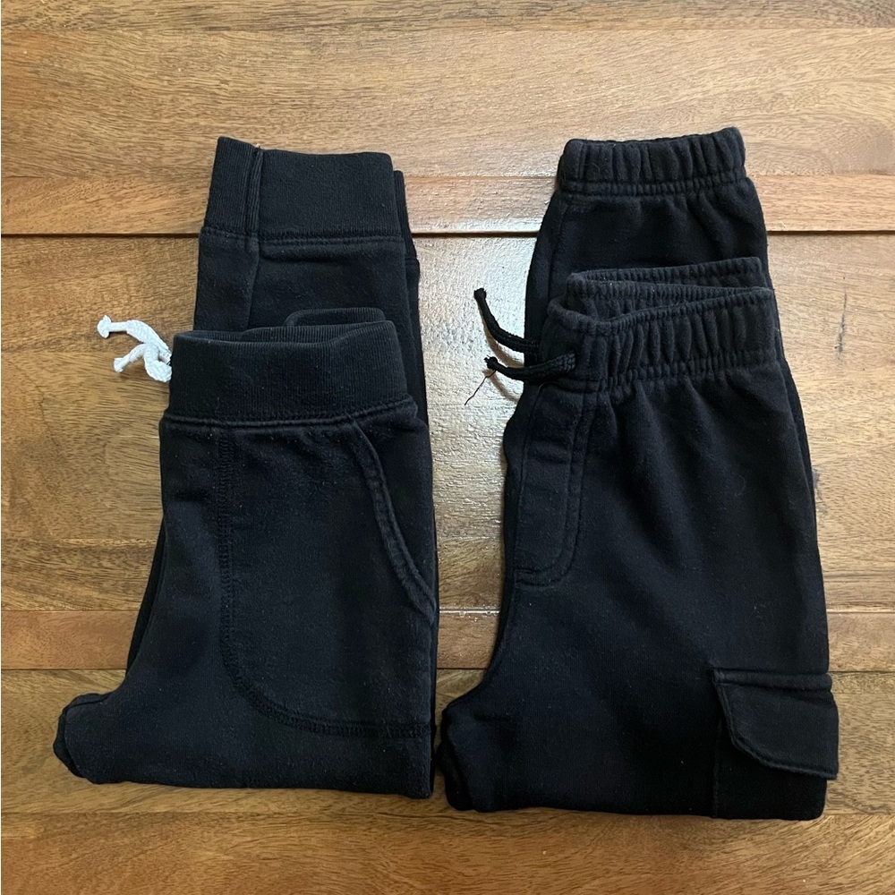 2 Garanimals Black Kids Sweatpants